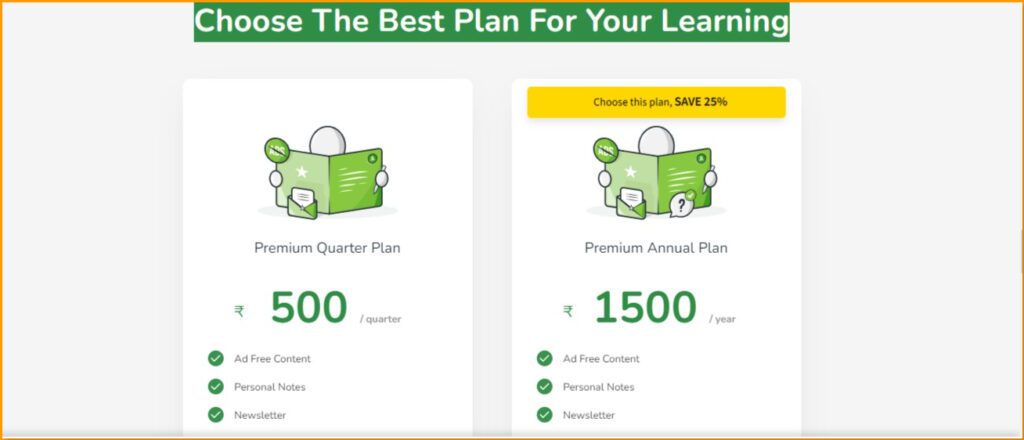 GeeksforGeeks Pricing and Plans