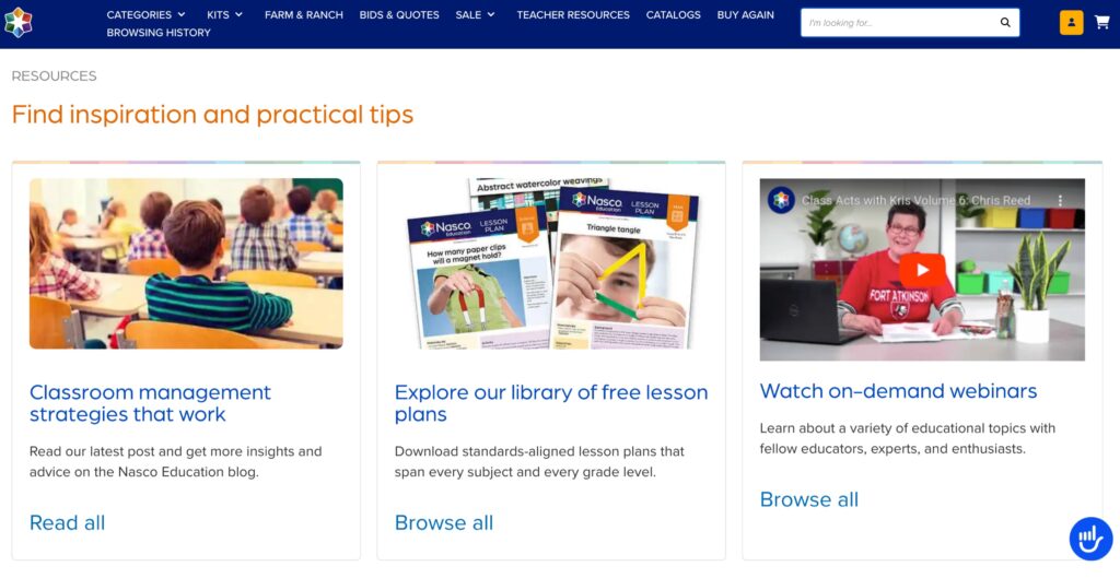 Why Educators Love NascoEducation.com?